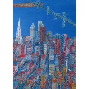 Edward Dwurnik, San Francisco, 2007, 40 x 30 cm