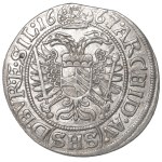 Schlesien under Habsburgs, Leopold I, 3 kreuzer 1667, Breslau