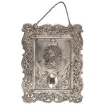 Poland, Placard of Our Lady of Ostra Bramska - badge of the 1st Koprus of Poland in Russia