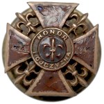 Second Republic, Honorary Cross of Scouts from the time of the struggle for independence - miniature
