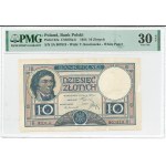 II RP, 10 gold 15.07.1924, III EM. A PMG 30
