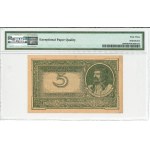 II RP, 5 Polish marks 1919 O - PMG 63 EPQ