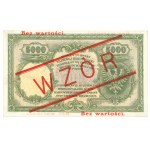 II RP, 5,000 zloty 1919, MODEL - high print.