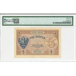 II RP, 5 gold 1919 S. 52. B. - PMG 35