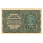 II RP, 500 Polish marks 1919 I Series BA - RARE