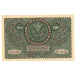 II RP, 500 Polish marks 1919 I Series BA - RARE