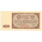 PRL, 5 zloty 1948 AG