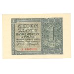 GG, 1 zloty 1940 A
