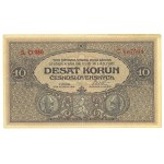 Czechoslovakia, 10 crowns 1927 UNPLAINED - set of 2 copies.