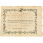 Warsaw-Bydgos Iron Road Society, 100 rubles 1864 - RARE