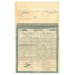 Share Bond 1829 Lubienski Signature - RARE