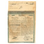 Share Bond 1829 Signature of Gluszynski - RARE