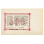 Pledge letter of the City of Lodz for 500 rubles RARE