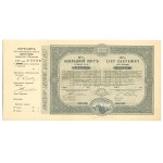 Lien letter of the City of Lodz for 3,000 rubles with the number RZADKOŚĆ