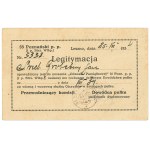 II RP, Legitimation of badge of 55 Poznań Infantry Regiment - signature of Rowecki