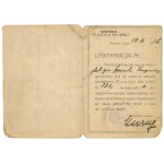 II RP, Legitimation of badge of 57th Infantry Regiment - to Knedler