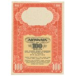 Assignment of the Ministry of Treasury (1939) - 100 zloty A