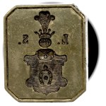 Poland, Personal typesetter with Lubicz coat of arms