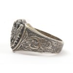 III RP, Patriotic signet ring with eagle - Kilarski Rzeszow