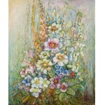 Maria BIERZYŃSKA-RYDZEWSKA (ur. 1928), Bukiet polnych kwiatów, 2000