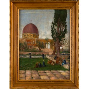 J. HULTIK (19th-20th century), Mosque of Omar in Jerusalem, 1905
