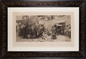 Henryk SIEMIRADZKI (1843-1902) - według, Dirce chrześcijańska (Neron w cyrku)