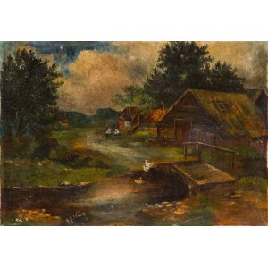 H. G. WOLE (XIX/XX w.), Motyw wiejski