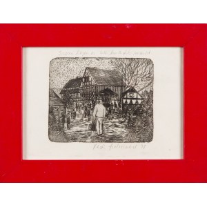 Artysta nieokreślony, XX w., Na jarmarku bożonarodzeniowym, 1978