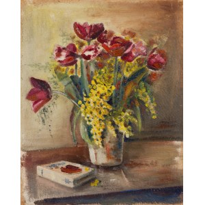 Painter unspecified (20th century), Flowers in a vase