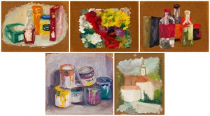 Painter unspecified (20th-20th century), Set of 5 works