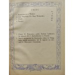 WASYLEWSKI Stanisław - SZAMBELANOWA Z WALEWIC Lwów 1921 Oprawa JAHODA
