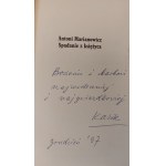 MARIANOWICZ Antoni - SPADANIE Z KSIĘŻYCA Wydanie 1 DEDYKACJA
