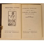 NOWICKI Andrzej - ZABAWA W SŁOWA DEDYKACJA AUTORA