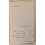 KAMIEŃSKA Anna - RĘKOPIS ZNALEZIONY WE ŚNIE Wydanie 1 Dedykacja autorki dla R.M. Grońskiego