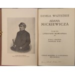 MICKIEWICZ Adam - DZIEŁA WSZYSTKIE Tomy II-III, V-XII