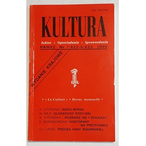 KULTURA PARYŻ Nr.7/622-8/623 1999 Wiersze L.SZARUGA