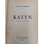 ANDERS W. - KATYN Editions France Empire. 1949
