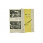 Fabryka Wag A. Krzykowski , Warszawa ul. Łucka 13, REKLAMA wag [przed 1939r.], [T]