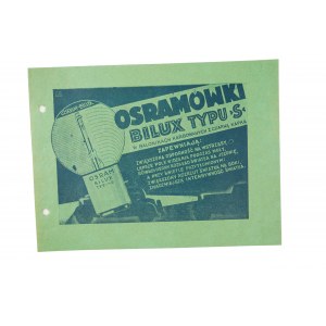 OSRAMÓWKI BILUX Typu S , REKLAMA, [T]