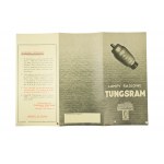 Lampy radiowe TUNGSRAM , reklama, cennik, tabela porównawcza, warunki dostawy [przed 1939r.], [T]