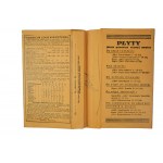 Laboratorium Foto-Chemiczne H. Waniorek Poznań Fredry 2, oryginalne, papierowe etui na zdjęcia/negatywy z reklamą płyt ERO i vademecum czasu naświetlania