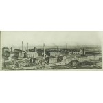Luboń Fabryka Przetworów Ziemniaczanych , duża [43x20,5cm], oprawiona panorama fabryki, [AW IV]
