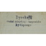 Dyrekcja rzeźni miejskiej i targowiska bydlęcego w Poznaniu ZAŚWIADCZENIE o pracy w rzeźni przerywanej służbą wojskową, datowane 19.7.1921r.