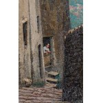 Edward OKUŃ, ULICZKA VIA MAIOLI W ANTICOLI CORRADO, 1938