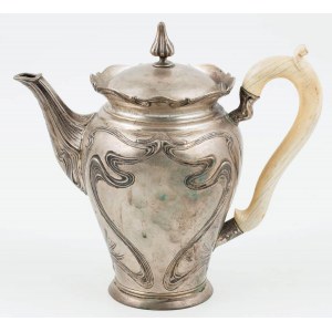 SERBATOIO DI CAFFÈ SECESSIONALE, Germania, Schwabisch Gmund, Wilhelm Binder, 1900 circa.