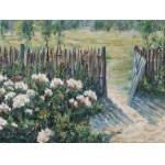 Zbigniew KOSMULSKI, KWIATY POD PŁOTEM, 1991