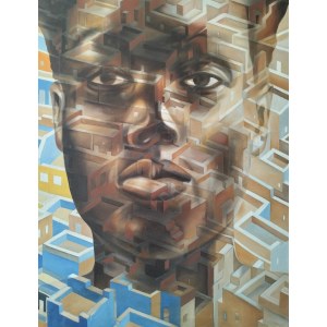 Monika ŁAKOMSKA (ur. 1968), Grace Jones - budujemy domy dla uchodźców, 2014-2015