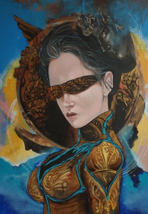 Żaneta CHŁOSTOWSKA (ur. 1983), Złoty Księżyc, 2024