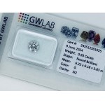 DIAMANT 0,93 CT G - SI2 - FORM BRILLANT - ZERTIFIZIERUNG GW - C40506-3