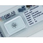 DIAMANT 0,93 CT G - SI2 - FORM BRILLANT - ZERTIFIZIERUNG GW - C40506-3